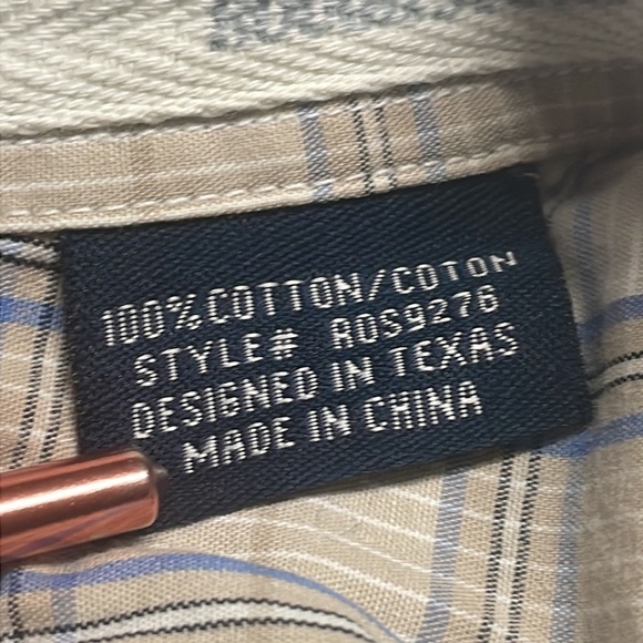 Rough Stock Panhandle Slim Pearl Snap Button Down - Picture 6 of 10